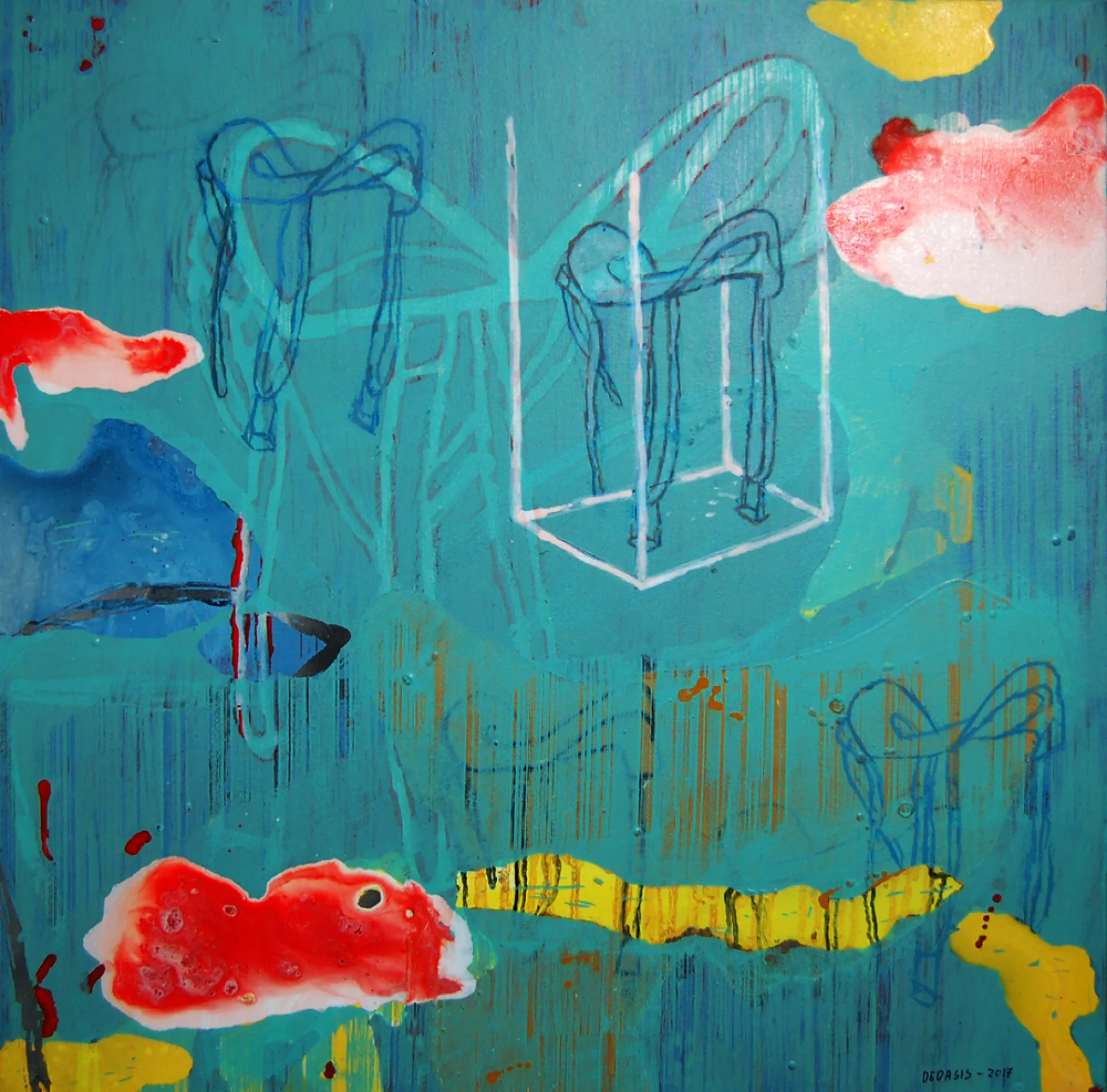 Untitled by Debasis Barui - Acrylic on Canvas