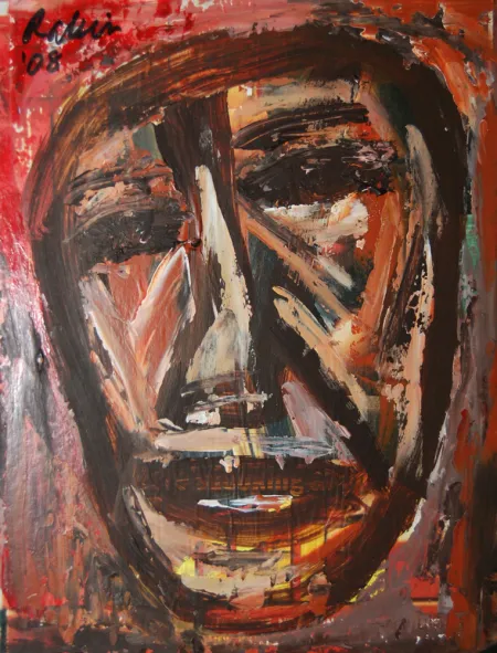 Untitled by Rabin Mondal - Acrylic on board