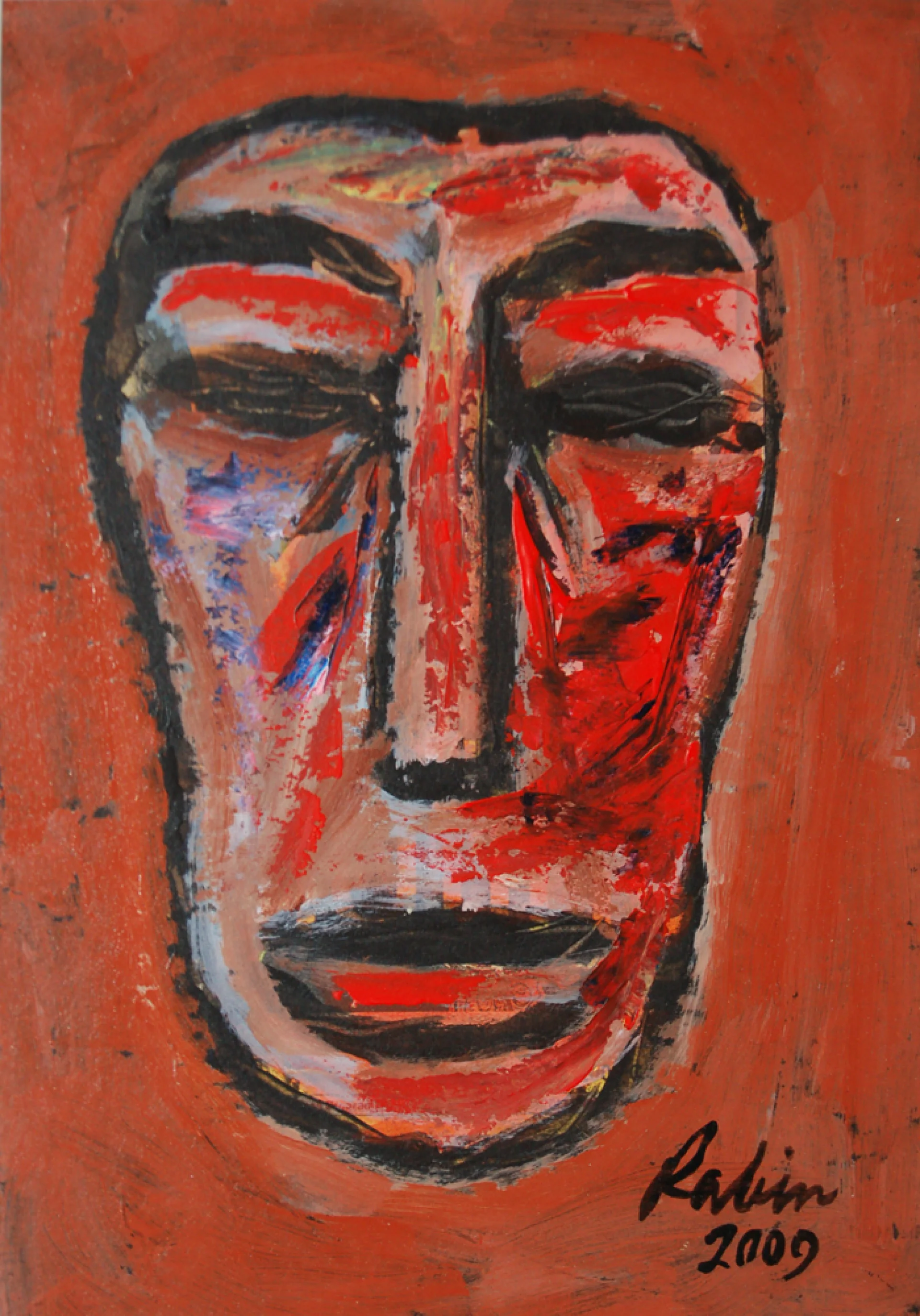 Untitled by Rabin Mondal - Acrylic on board