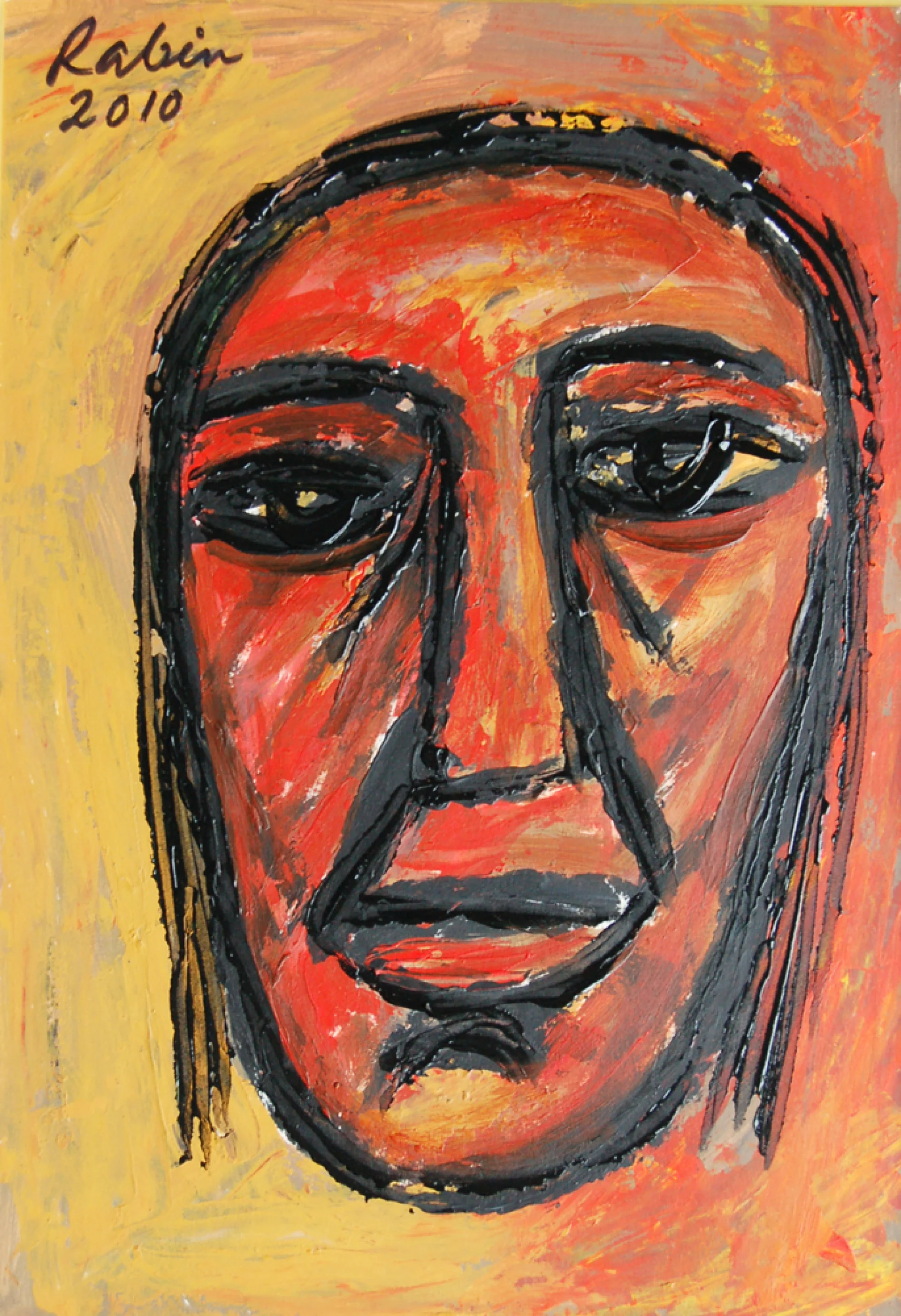 Untitled by Rabin Mondal - Acrylic on board