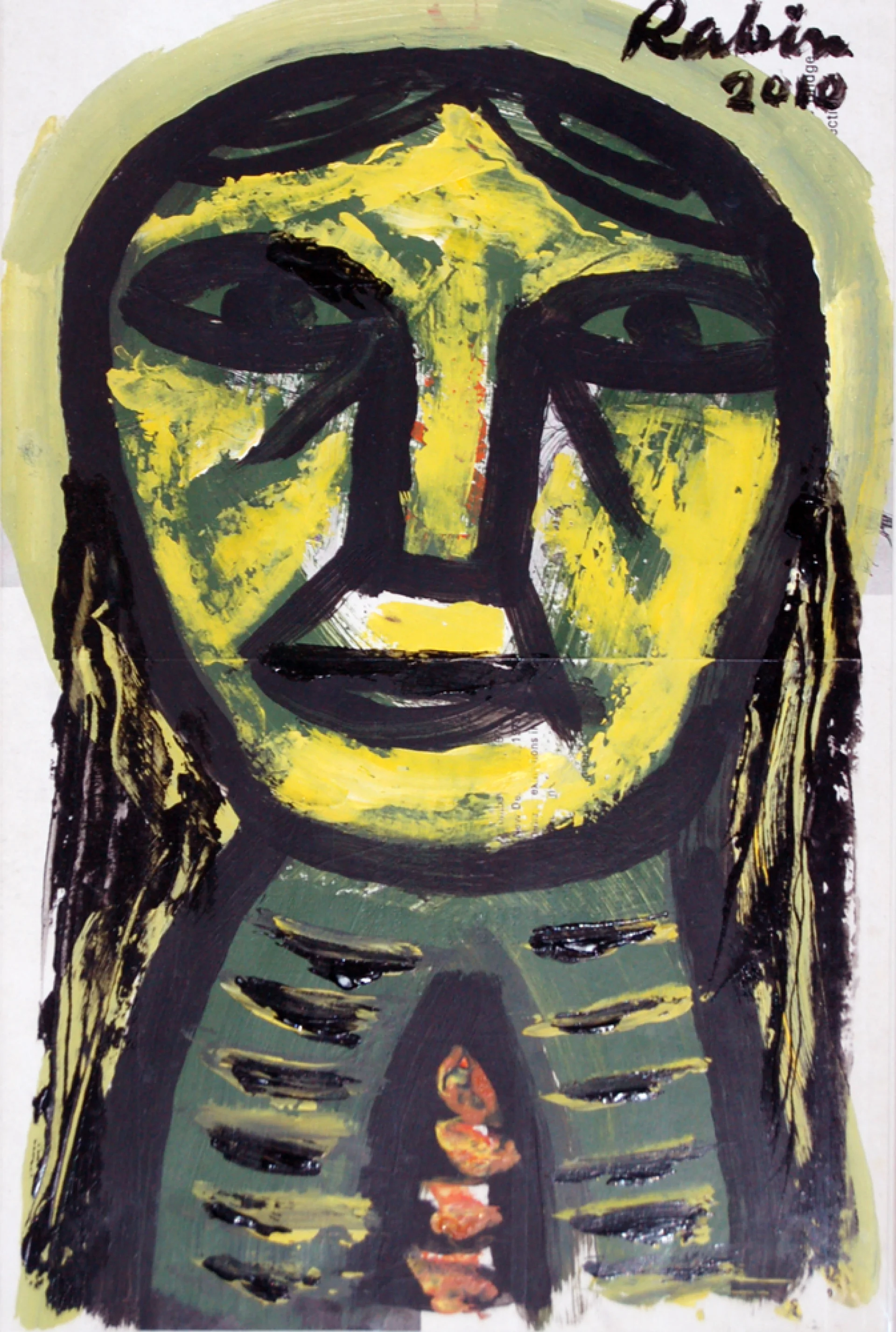 Untitled by Rabin Mondal - Acrylic on Paper