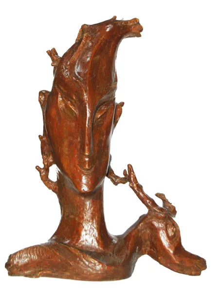 Untitled by Sisir Tikadar - Bronze Sculpture