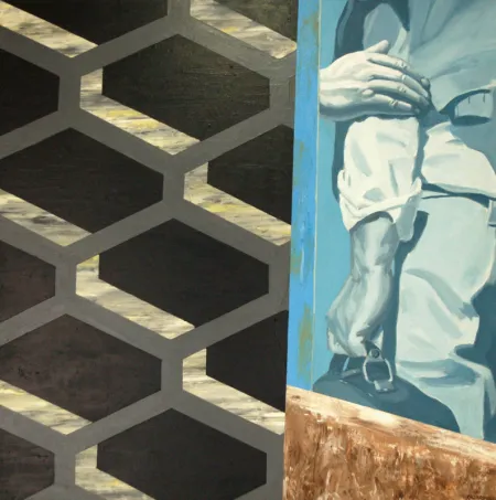 Untitled by Rajarshi Biswas - Acrylic on Canvas