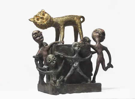 Holy Communion by Subrata Biswas - Bronze Sculpture