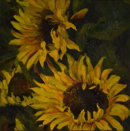 Nature - II by Priyanka Lahiri - Oil on Canvas