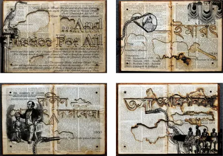 And Justice For All (16 Paintings) by Chhatrapati Dutta - Mixed Media