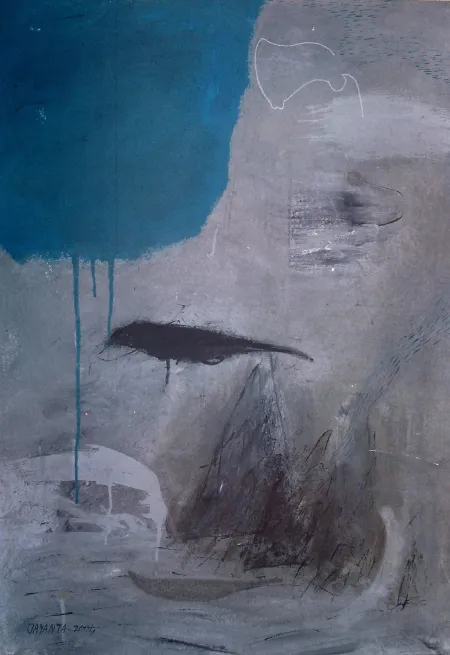 Untitled by Jayanta Roy - Acrylic on Paper