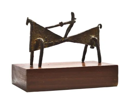 Untitled by Ajit Chakraborty - Bronze Sculpture