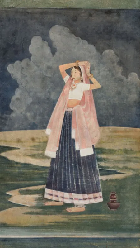 Untitled by Manishi De - Watercolour & Tempera on Paper