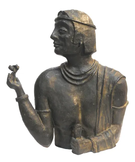 Samrat by Shankar Ghosh - Bronze Sculpture