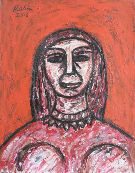 Women by Rabin Mondal - Acrylic on Canvas