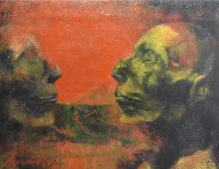 Self Impression by Priyanka Lahiri - Mixed Media  on Canvas