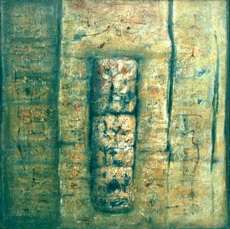 Untitled by Sunil De - Oil on Canvas