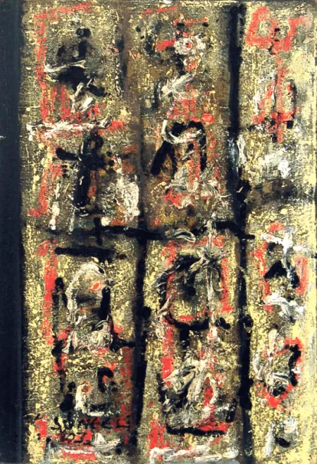 Untitled by Sunil De - Oil on Canvas