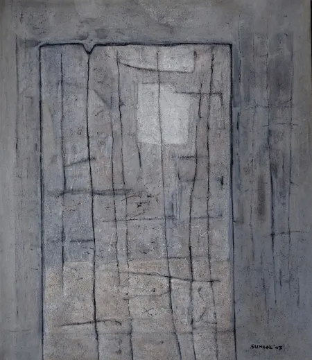 Untitled by Sunil De - Acrylic on Canvas