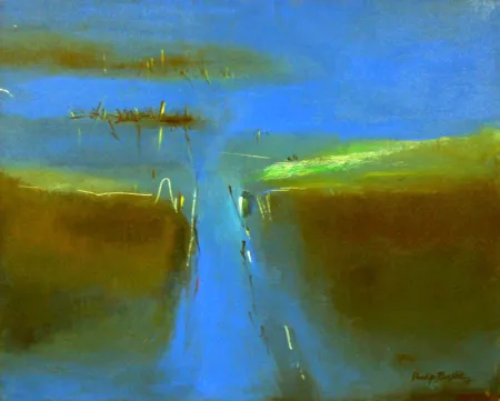 Untitled by Pradip Rakshit - Acrylic on Canvas