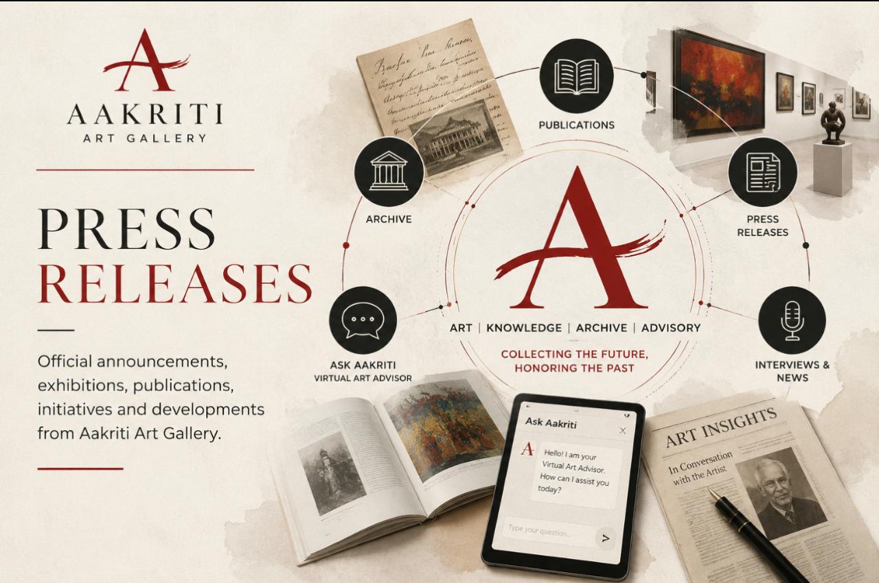 Aakriti Art Gallery to Launch India’s First Integrated Art Platform Combining AI Advisory, Research, Archives, Publishing, and Art Acquisition