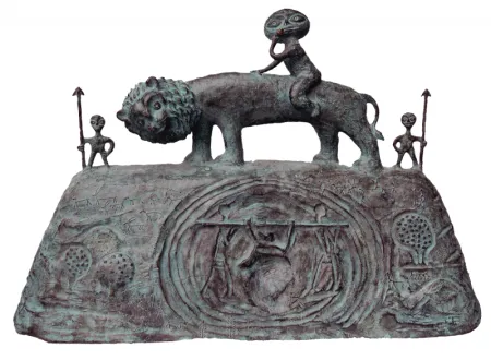 Freedom In Chains by Subrata Biswas - Bronze Sculpture