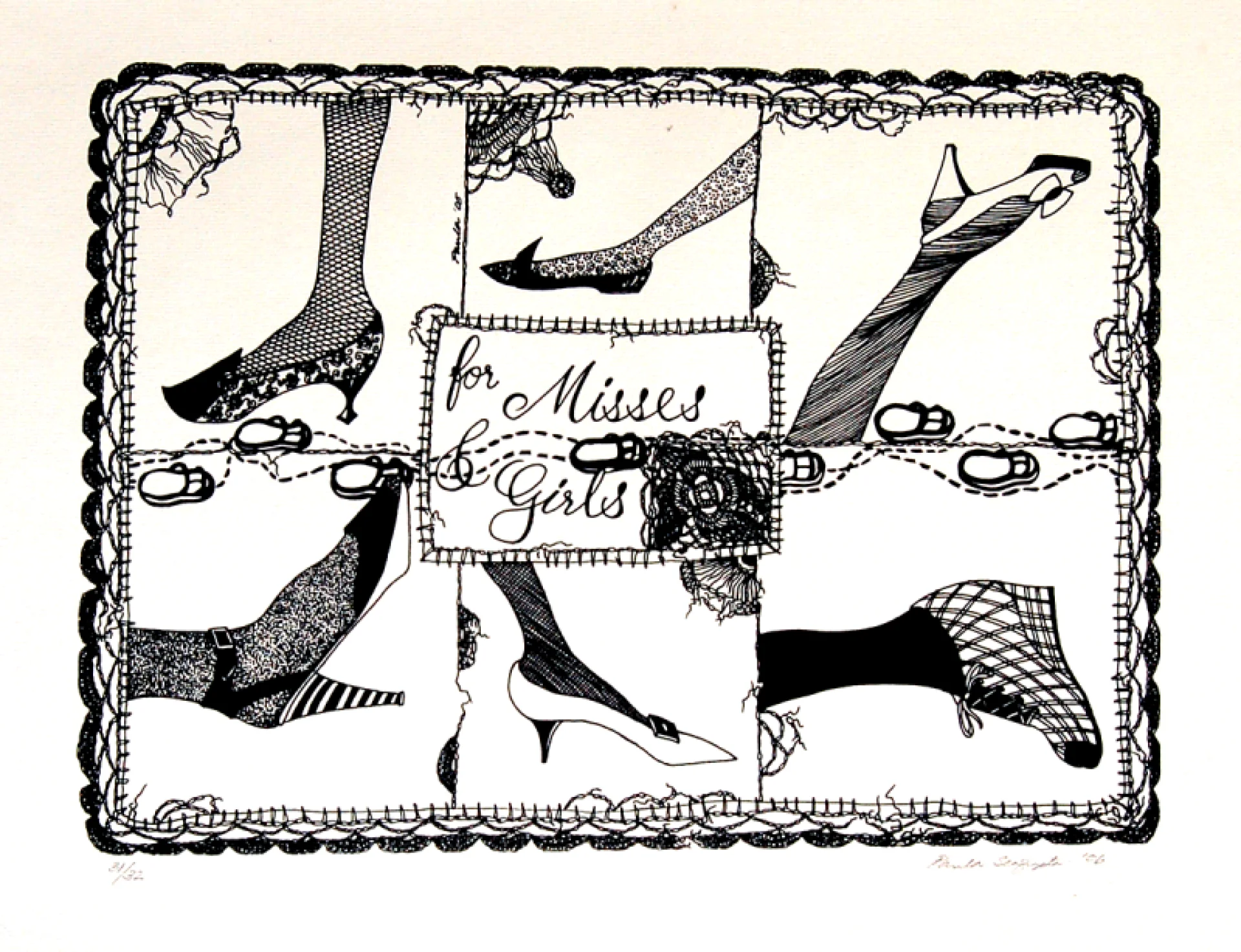 Untitled by Paula Sengupta - Serigraph