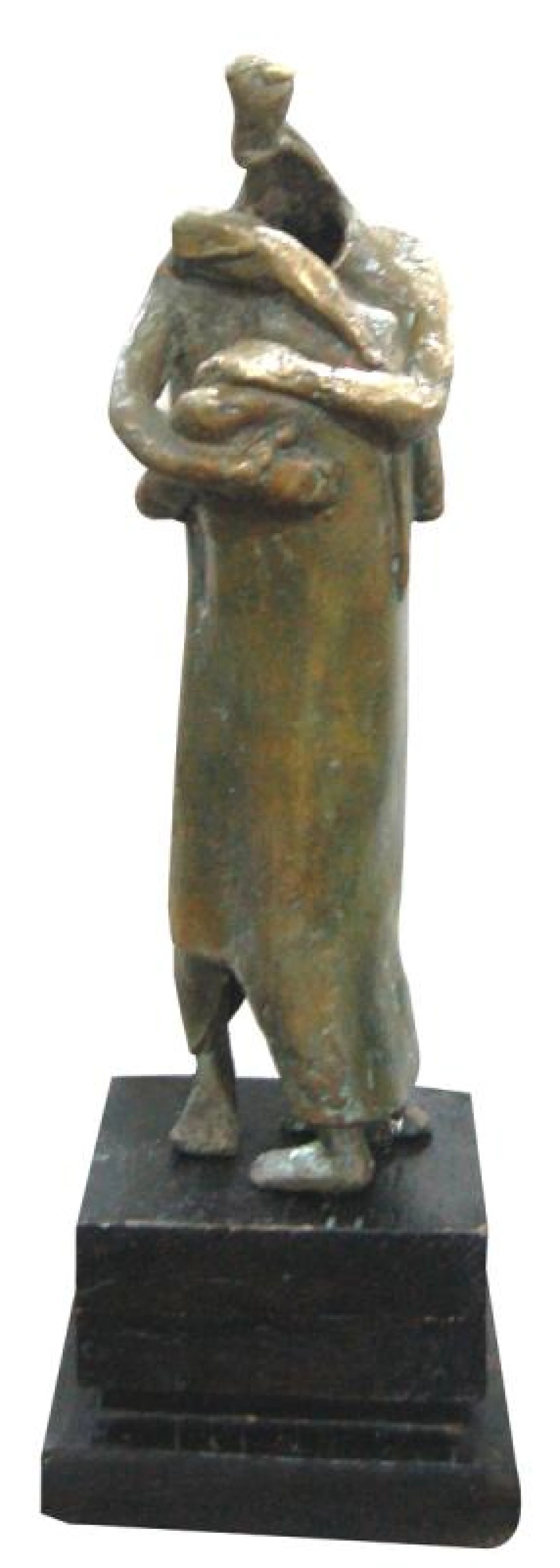 Romance by Asim Basu - Bronze Sculpture