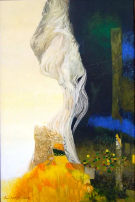 Untitled I by Kanchan Dasgupta - Acrylic on Canvas