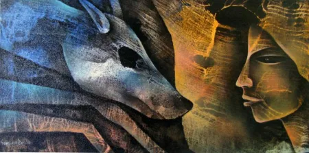 Untitled by Sekhar Roy - Acrylic on Canvas