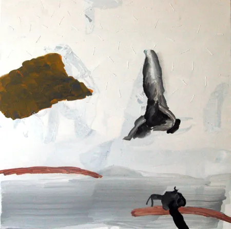 Untitled by Chayan Roy - Acrylic on Canvas